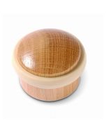 Tope cilíndrico adhesivo madera roble