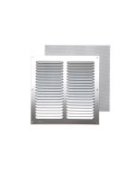Rejilla c/ mosquitera plata 25 x 25 cm