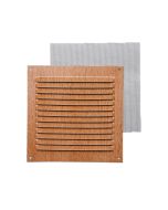 Rejilla c/ mosquitera madera 15 x 15 cm