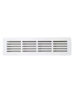 Rejilla decorativa empotrar blanca 6,6 x 28 cm