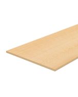 Tablero de melamina haya 4 cantos 120 x 39,5 x 1,6 cm