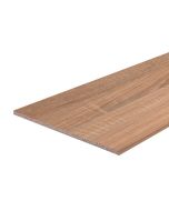 Tablero de melamina roble oscuro 2 cantos 244 x 60 x 1,6 cm