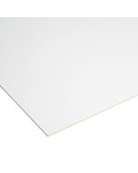 Tablero de mdf blanco 120 x 60 x 0,3 cm