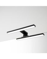 Aplique de baño negro yuma 30cm