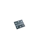Bisagra de doble hoja zincada 70x60mm