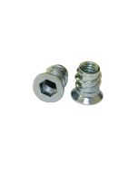 Tuercas de embutir M6 zinc 10uds