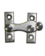 Aldaba hierro niquelado 60mm izquierda 1ud