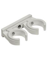 Abrazadera nylon doble 22 mm
