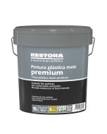 Pintura plástica blanco mate 15 L Restora Premium