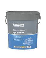 Pintura plástica blanco mate 15 L Restora Antimoho