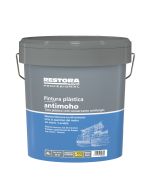 Pintura Plástica Blanca Mate Restora Antimoho 4 L