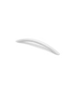 Tirador curvo zamak blanco 128 mm