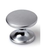 Pack 6 pomos zamak 33 mm 756 cromo mate