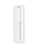 Armario multiusos blanco 180x37x37 cm