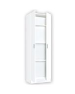 Armario multiusos 2 puertas blanco 180x59x37 cm