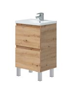 Mueble de baño Thea color roble 50x41cm