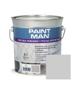 Pintura parkings y pistas deportivas gris paintman 4 l