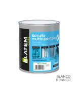Esmalte multisuperficies al agua mate blanco 750ml Blatem Core