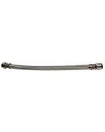 Latiguillo acero inox m 1/2" - h 1/2" 40 cm