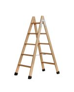 Escalera de tijera de 2 tramos y 5 peldaños