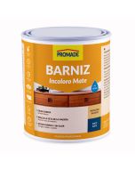 Barniz incoloro mate al agua 4l