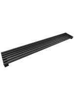 Rejilla horno 10x60 cm negro