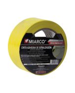 Cinta adhesiva de señalización amarilla 50 mm x 30 m