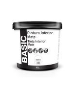 Pintura plástica blanca mate 15 L
