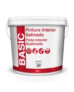 Pintura interior blanca satinada 15 l       
