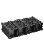 Caja universal empotrar negro 20 uds