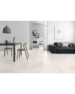 Suelo porcelánico rectificado gran formato mármol blanco mate 60x120cm C2 Zicatela