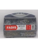 Pack tornillos y tacos 900 uds