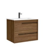 Mueble de baño suspendido Tyra color nogal 70cm