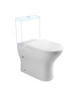 Taza WC con salida dual Creta Sanidur