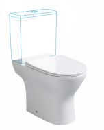 Taza WC con salida dual Tripoli Sanidur