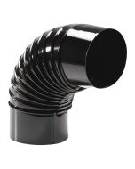 Codo esmaltado negro 90º ø 150 mm