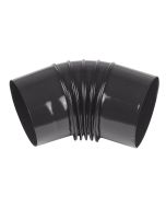 Codo esmaltado negro 45º ø 150 mm