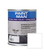 Pintura para viales y señalización blanco paintman 750 ml