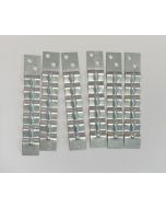 Pack 6 garras aluminio para instalación de ventanas