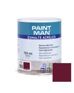 Esmalte acrílico satinado burdeos 750 ml