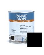 Esmalte sintético negro satinado paintman 750 ml