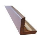 Moldura cubrecanto plata 244 x 2,5 x 2,5 cm