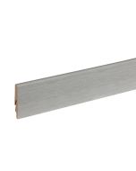 Rodapié ranurado gris claro 225x8x1,5cm