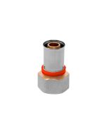 Racor recto hembra multicapa press Ø16x1/2"
