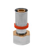 Racor hembra tuerca movil mult. press ø20x3/4” tipo u-rojo