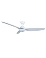 Ventilador de techo 3 aspas blanco con luz led y motor DC Ocelair
