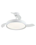 Ventilador de techo retractil con luz 3 aspas 104cm 6200 lúmenes