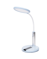 Aigostar flexo LED escritorio, 360°, brillo/temp. Ajustable, memoria, azul