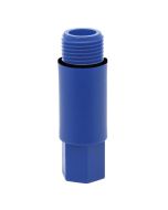 Tapón rosca largo 1/2" azul