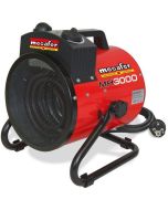 Mecafer calefactor de obra con soplador eléctrico 3000 w mh3000